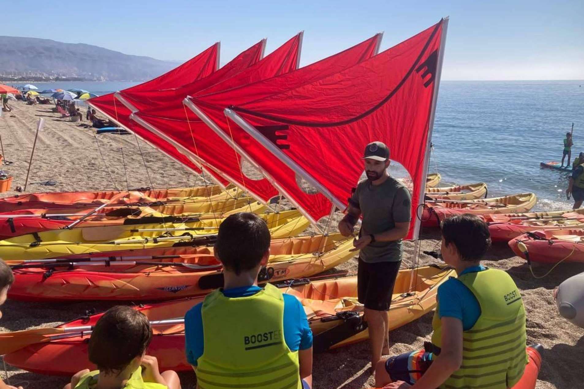 Windpaddle and windkayak, two modalities to practice safely with EOLA's kits