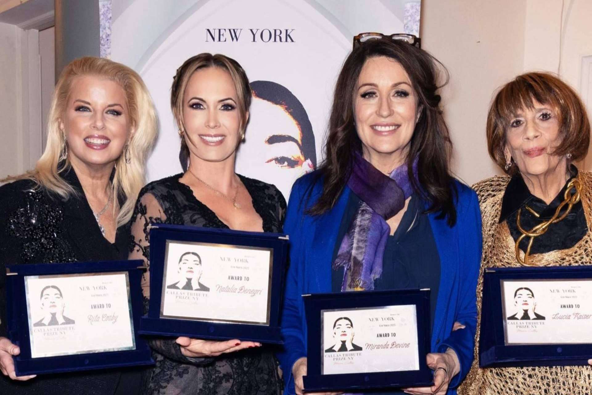 Natalia Denegri recibe por segundo año consecutivo el prestigioso Callas Tribute Prize