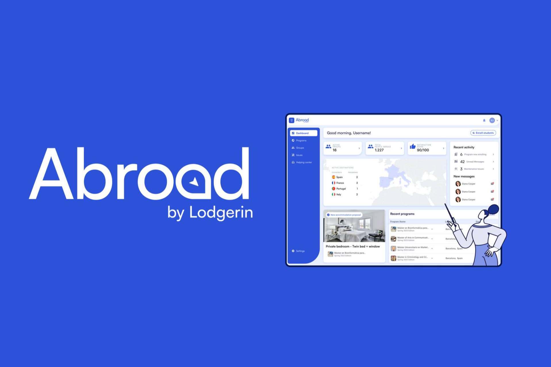 Lodgerin Launches Abroad, the Comprehensive Platform for Managing International Mobility Programs