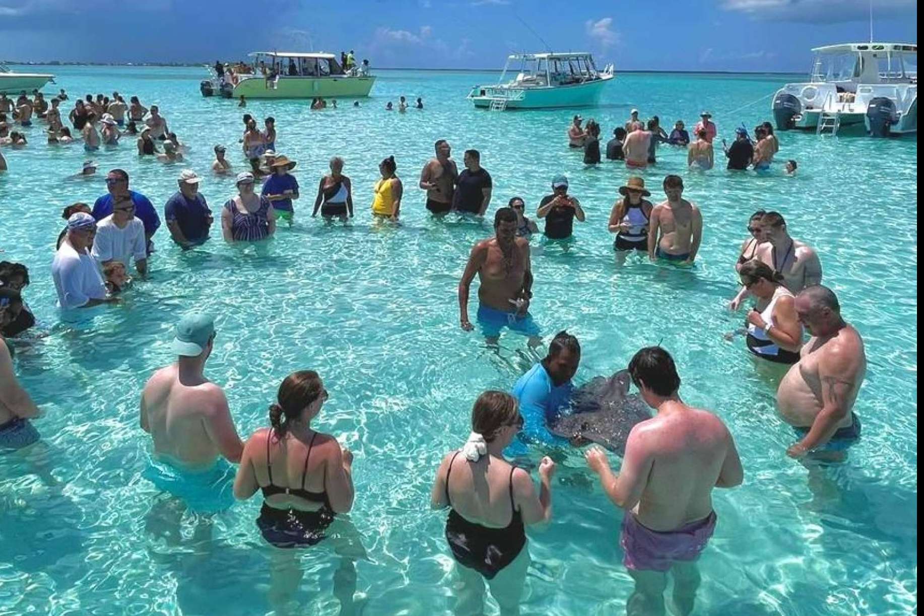 Family adventure in Stingray City with Cayman Ocean Adventures, an essential Caribbean experience