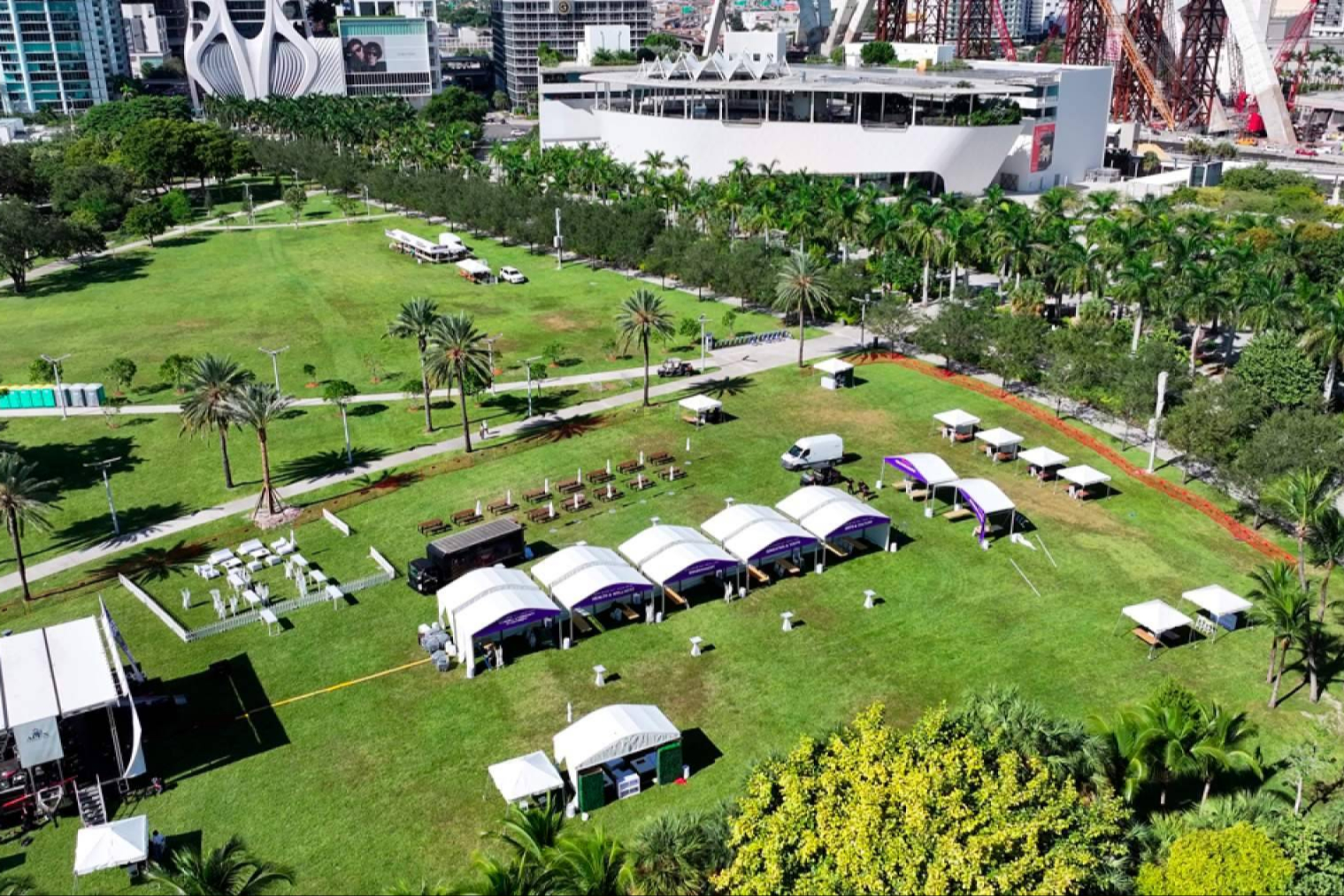 Super Bowl weekend logistics; Imperial Event Rentals delivers the temporary infrastructure